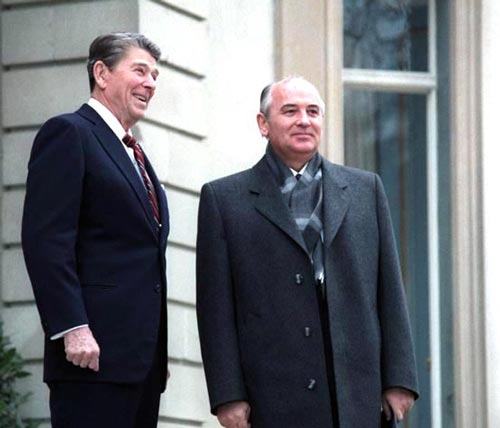 Reagan and Gorbachev