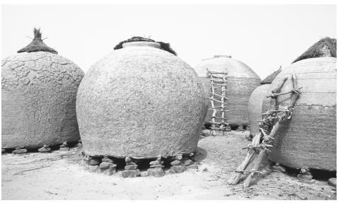 Granaries in a Niger village.