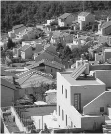 Haradar settlement on the West Bank.