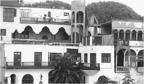 Apartments in suburban Lima. The architecture of the city is strongly influenced by the Spanish colonizers.