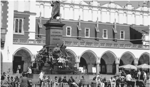 In the center of Krakow's main market square is the mid-sixteenth century Cloth Hall, built in the middle of the Renaissance.