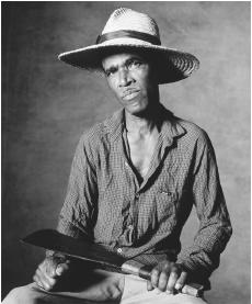 A worker at a sugar processing factory.