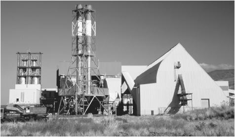 A sugar factory in Saint Louis. Sugar is one of Reunion Island's major exports.