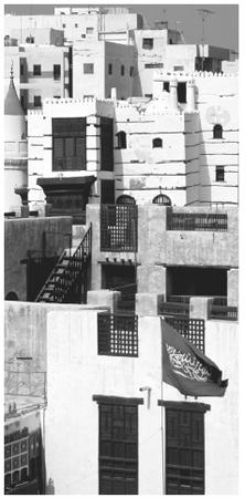 Urban houses in Al-Balad Medina, Jeddah. Gender-segregated space still exists in many households.