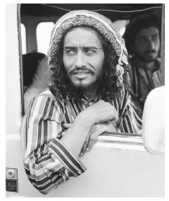 A Bedouin tribesman at a market in Abha.