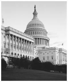 Exterior façade of the United States Capitol in Washington, D.C.