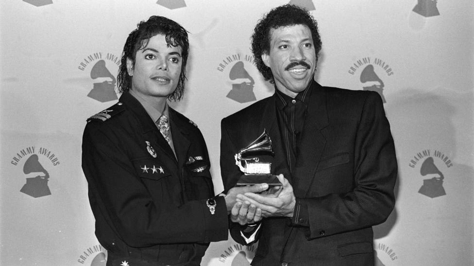 Michael Jackson and Lionel Ritchie 