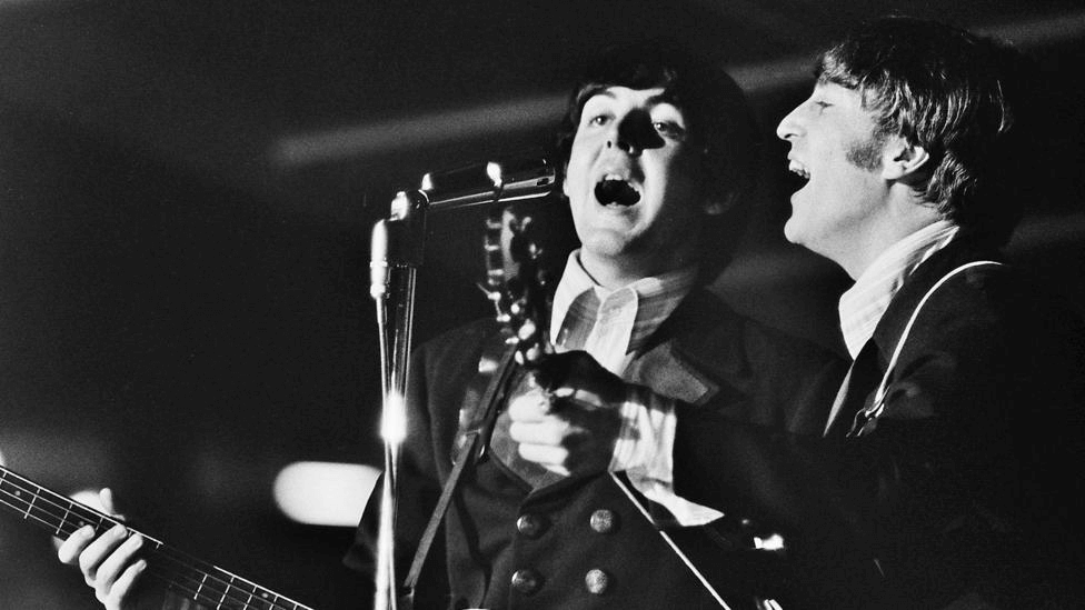 Paul McCartney and John Lennon from The Beatles 