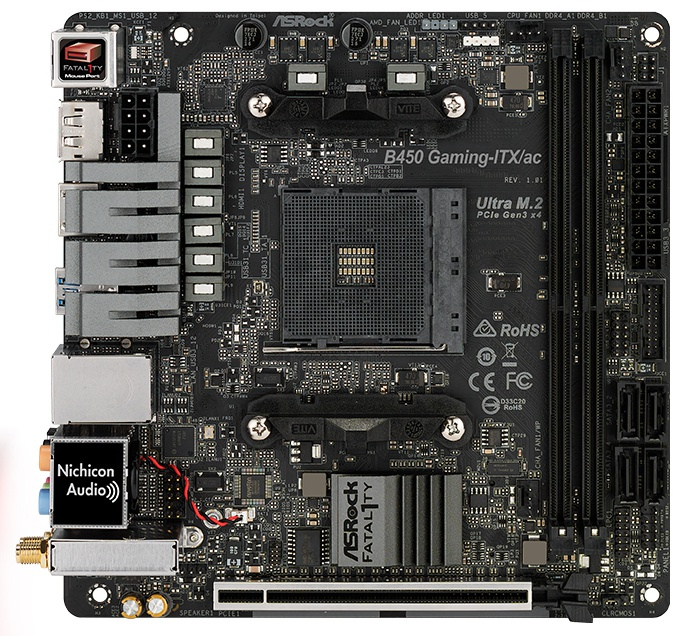 ASRock B450 Gaming ITXac