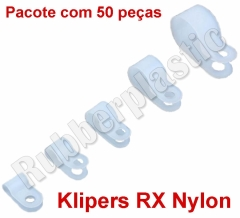 imagem ilustrativa das abraçadeiras nylon natural tipo klipers