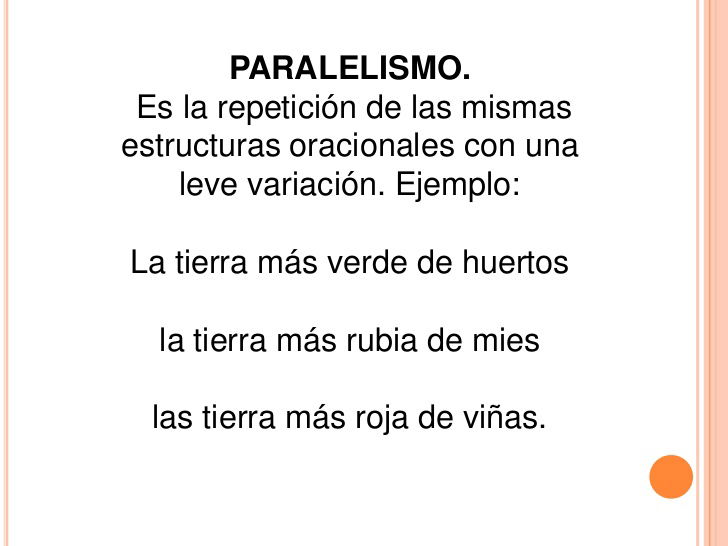 Ejemplos de paralelismo.