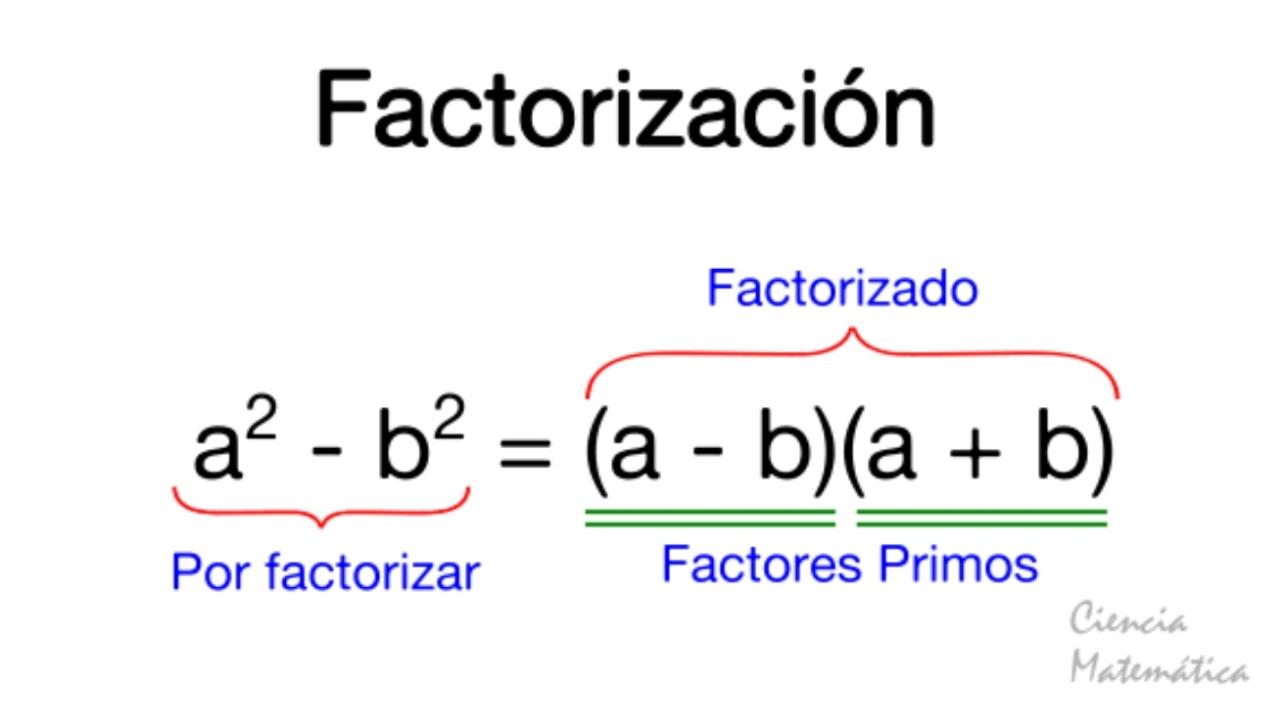 Objetivo De La Factorizacion - Rincón Matemático