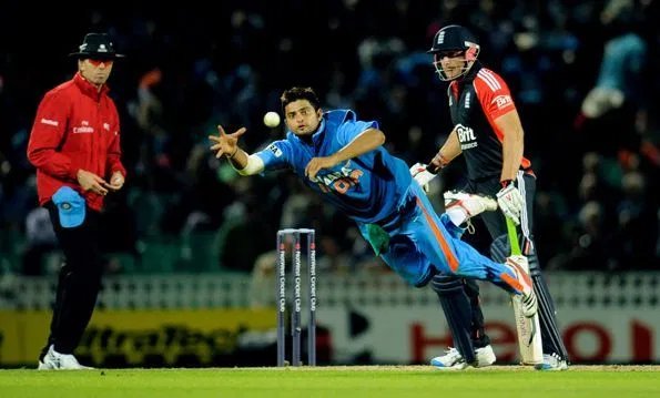 suresh raina fielding