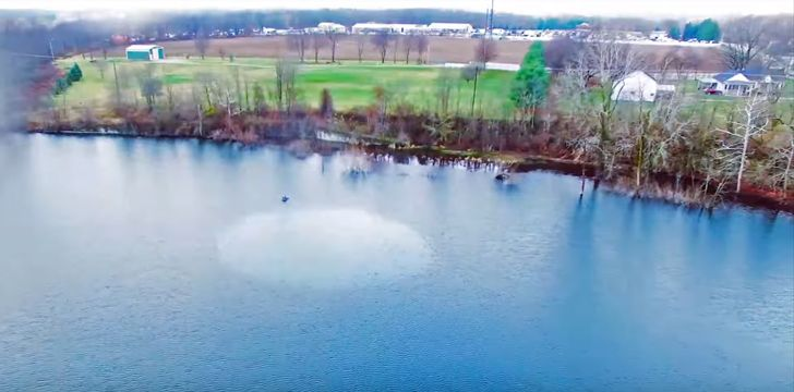 A Spoonful of Oil Can Calm A Lake - After Photo