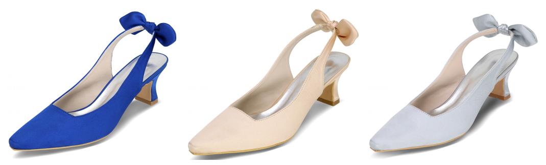 Slingback chic avec noeud