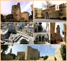 Pictures of old city Baku