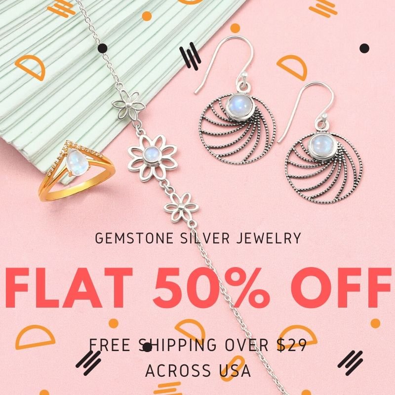 Gemstone Silver Jewelry Black Friday Sale