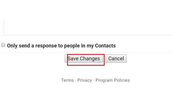 Tạo chữ ký Email trên Gmail bước 3 Nhấn nút “Save changes” để lưu lại thiết lập