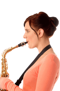 Saxophone Notes - Embouchure Side View