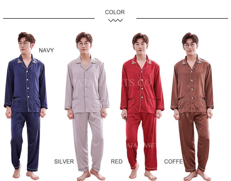  men silk pajama sets
