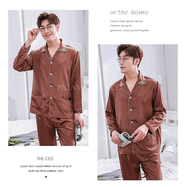  men silk pajama sets