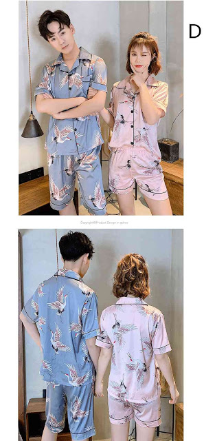 La meilleure liste de costumes de pyjamas à manches courtes pour couples d'été
