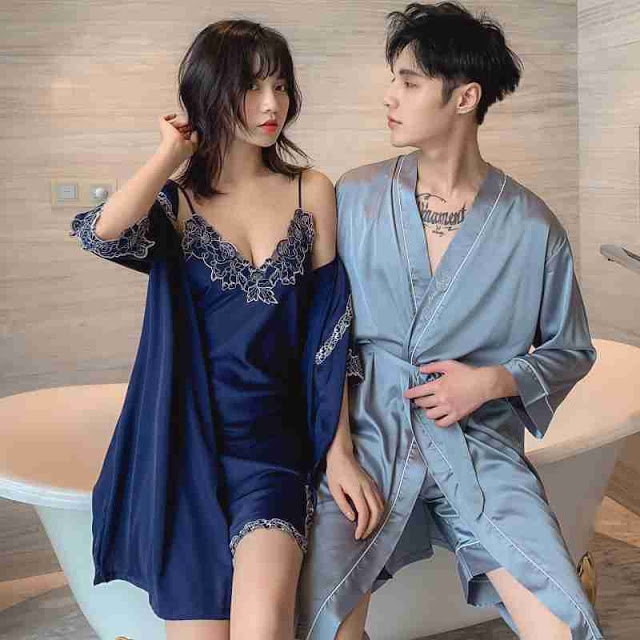 La meilleure liste de costumes de pyjamas à manches courtes pour couples d'été