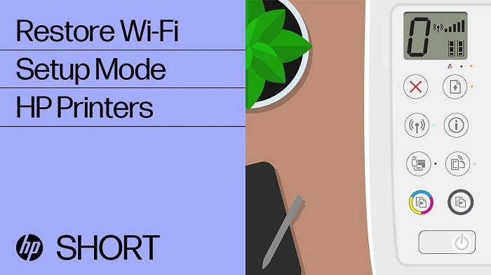 Restore wifi setup mode