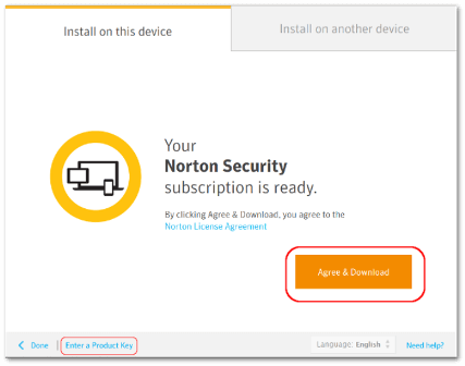 Install Norton Setup