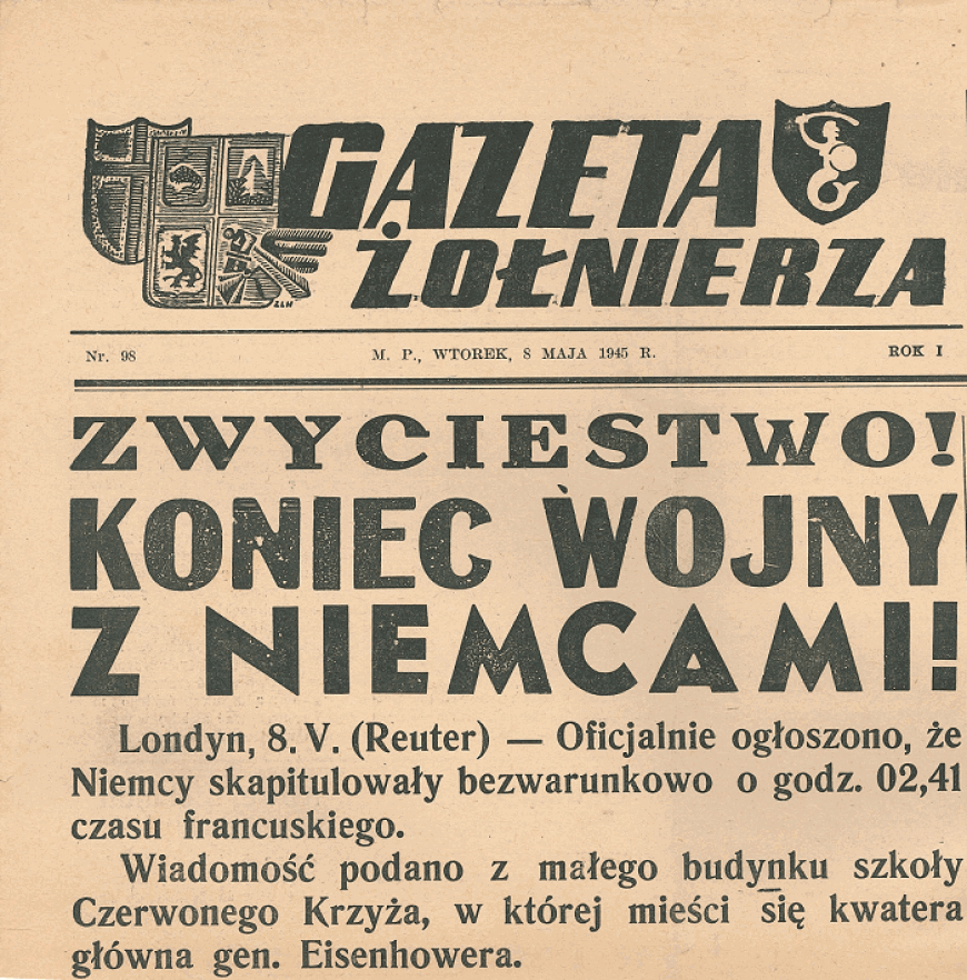 8 maja 1945 r., bezwarunkową kapitulacją Niemiec zakończyła się II wojna światowa w Europie