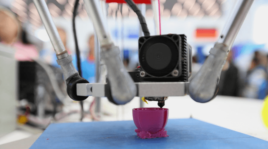 Uma das características da Quarta Revolução Industrial é a impressão 3D.