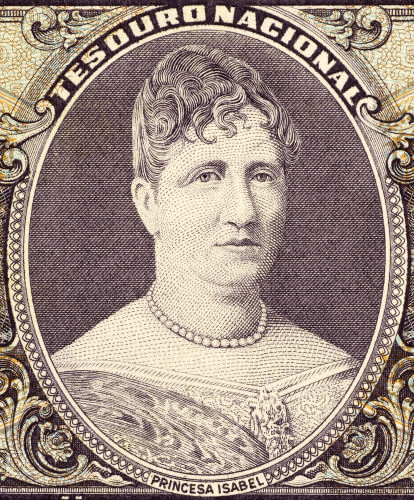 A Lei Áurea foi aprovada depois que a princesa Isabel assinou a lei, em 13 de maio de 1888.*