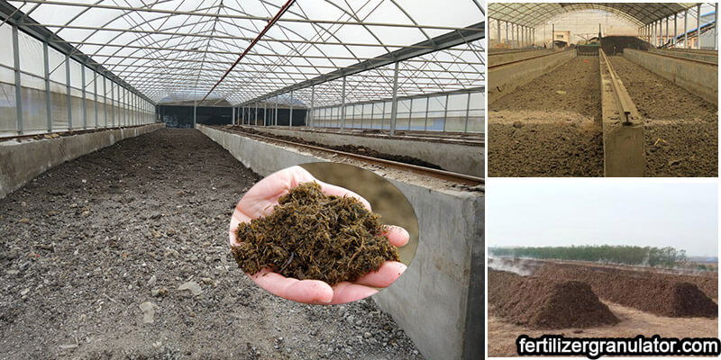 Organic fertilizer high temperature compost fermentation method