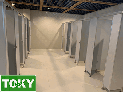 Vách ngăn vệ sinh compact Chùa Tam Chúc