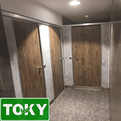 Vách ngăn vệ sinh compact cho nhà hàng