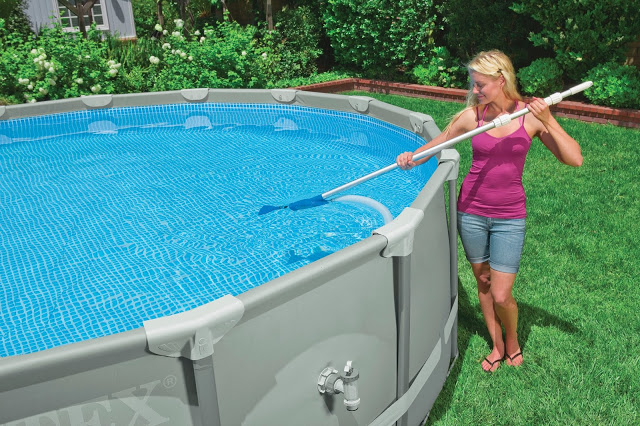 above ground swimming pool