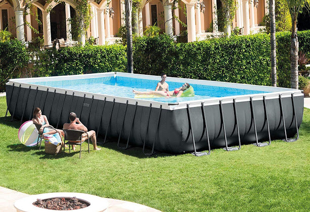 above ground swimming pool