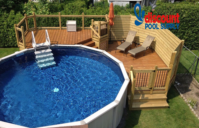 Above ground swimming pool