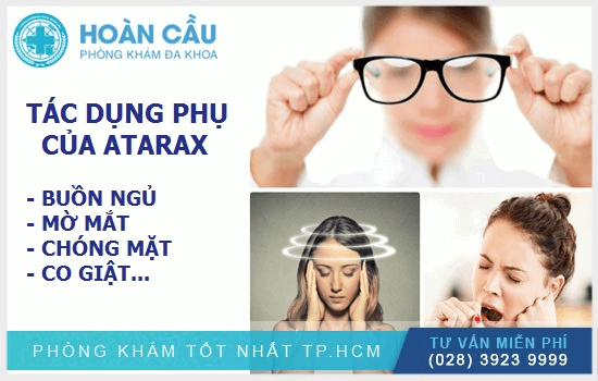 Thuốc Atarax có thể gây ra những tác dụng phụ nghiêm trọng