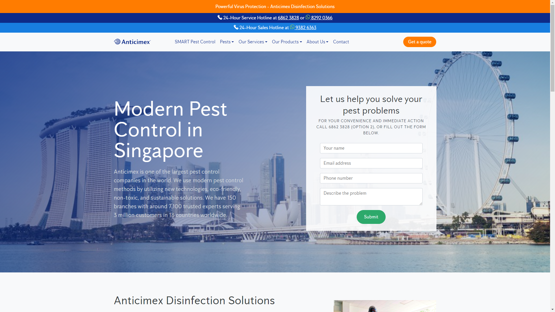 Anticimex Singapore pest control companies in Singapore