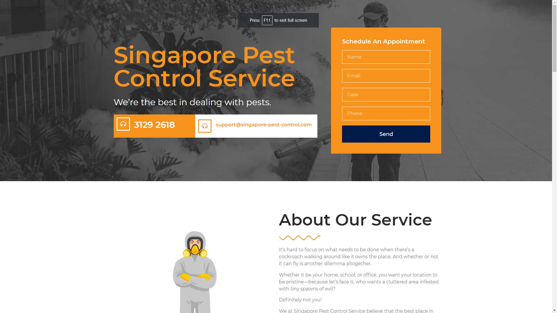 Singapore Pest Control Service pest control companies in Singapore