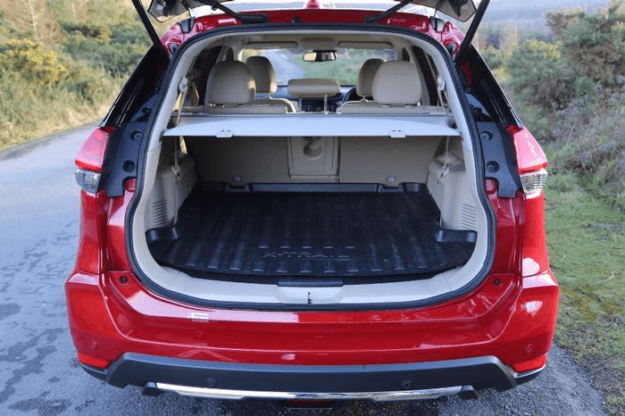 <a href='https://www.carzone.ie/new-cars/Nissan'>Nissan</a> <a href='https://www.carzone.ie/new-cars/Nissan/X-Trail'>X-Trail</a>  Boot Space