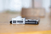 Card slot up top - Samsung Galaxy S20+ review
