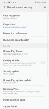 Biometrics - Samsung Galaxy S20+ review
