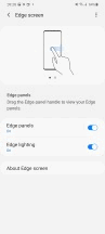 Edge screen - Samsung Galaxy S20+ review