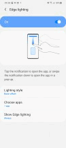 Edge screen - Samsung Galaxy S20+ review