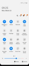 Quick toggles - Samsung Galaxy S20+ review