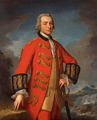 Portrait of the British commander-in-chief, Sir Henry Clinton in dress uniform.