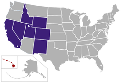 Mountain West Conference locations