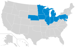 Big Ten Conference locations